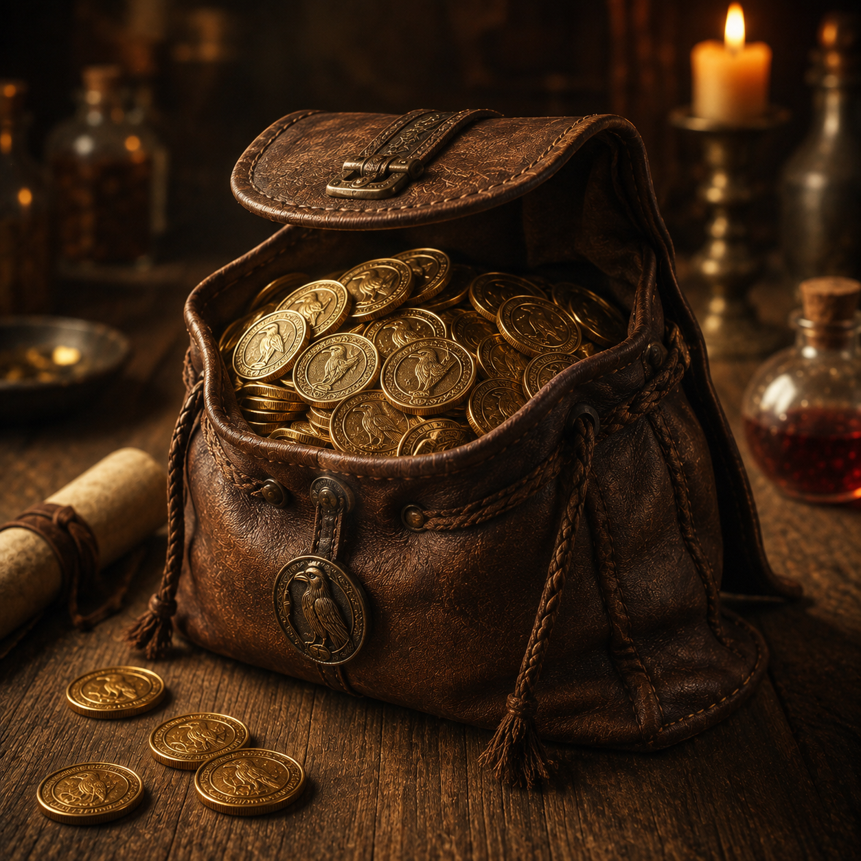 Satchel of Raven Coins
