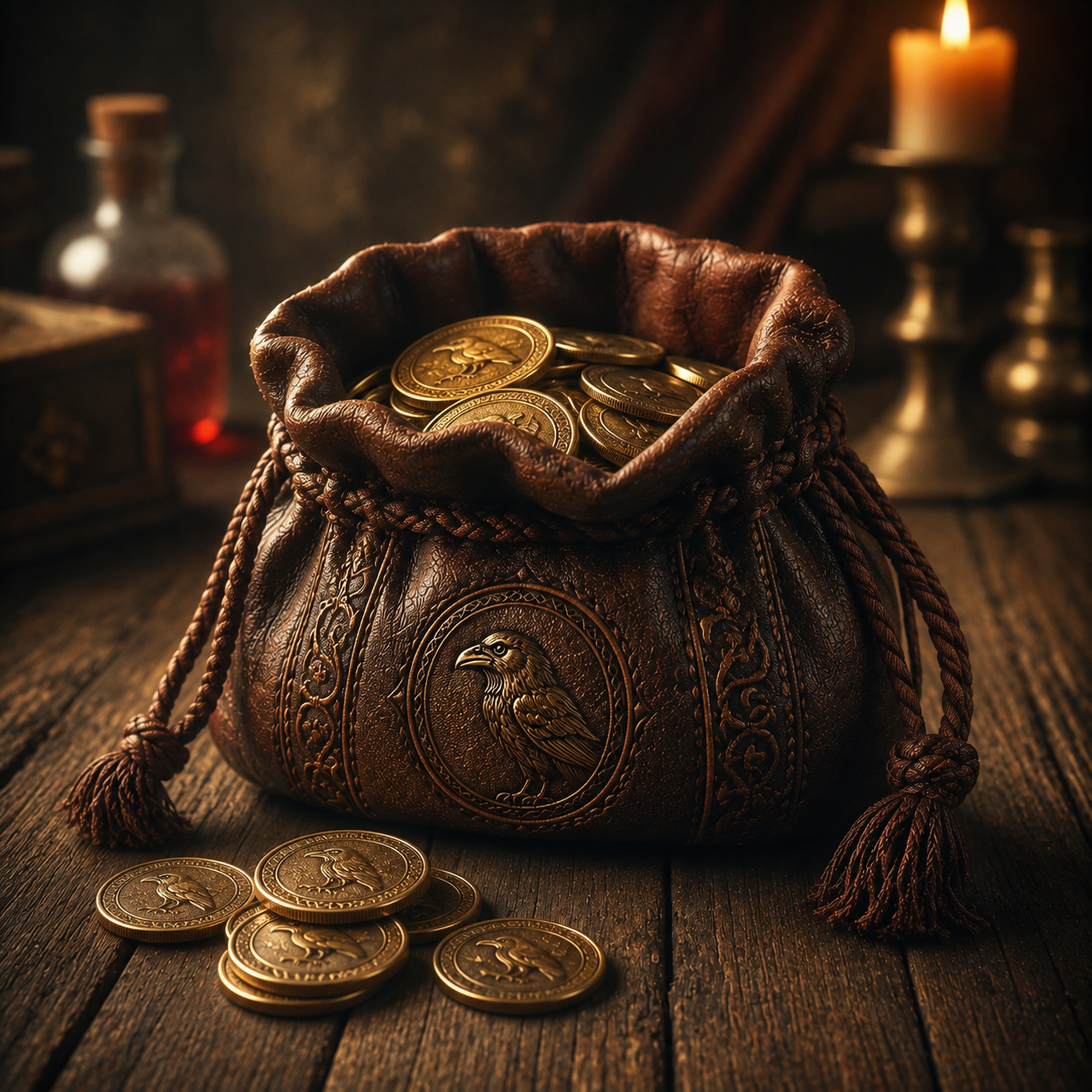 Pouch of Raven Coins