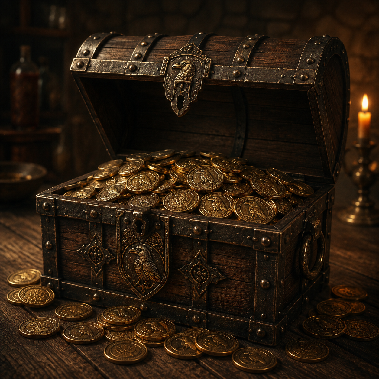 Raven Coin Coffer
